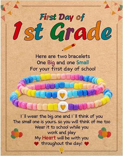 Back to School Mom & Me Bracelet – A Little Heart, A Big Connection